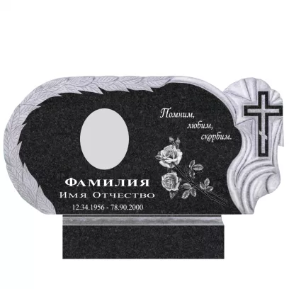 Памятник гранитный резной №35
