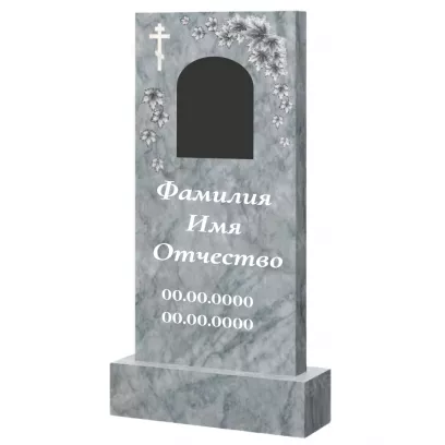 Памятник мраморный прямой №74