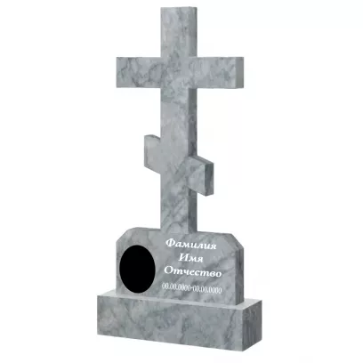 Памятник мраморный крест №58