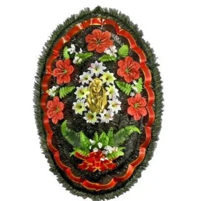 Венок «Лик» 135см овал