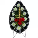 Венок «Свеча» 65см капля
