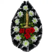 Венок «Свеча» 65см капля